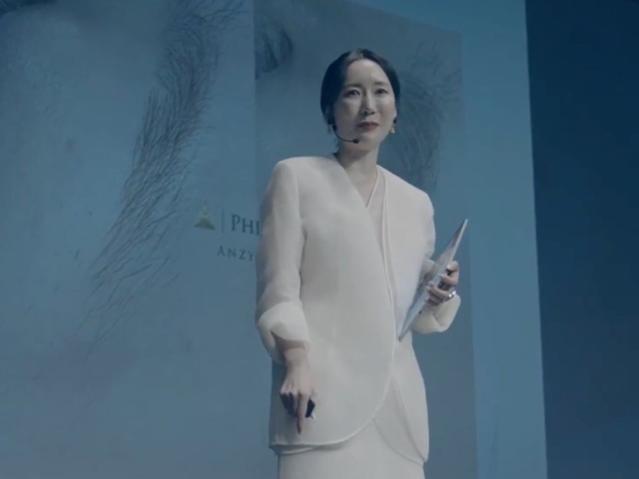 代表 黒沢杏樹（登壇の様子）